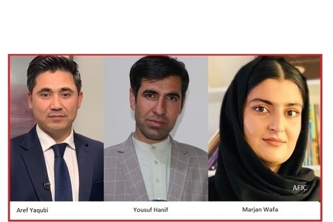 Three Journalists Honored with Afghanistan Journalist of the Year Award 2023